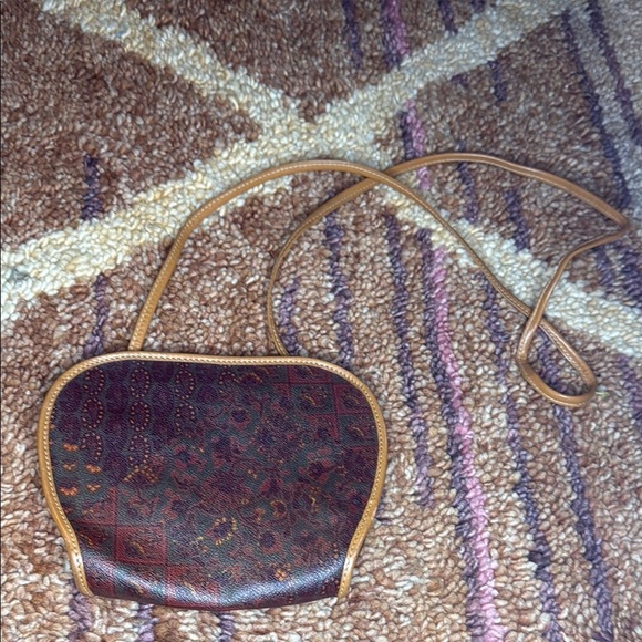 Vintage Escada Crossbody Bag with Floral Print - Picture 2 of 9